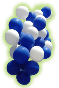 ballons blau